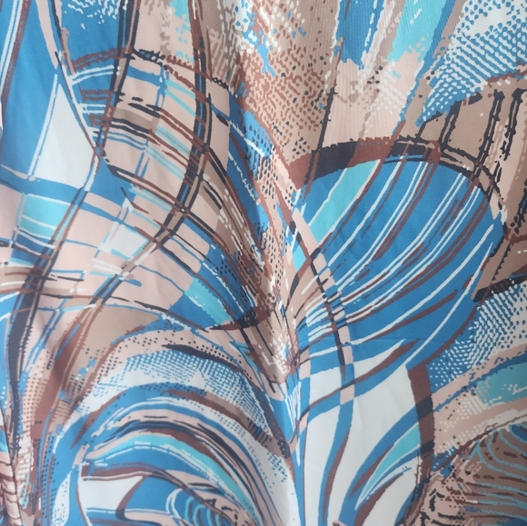 LAST ONE! new! Comfy Long-Sleeve V-Neck Dress – Colorful & Stylish Size Large - Picture 5 of 8